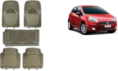 Autofetch Rubber Standard Mat For  Fiat Punto(Black)