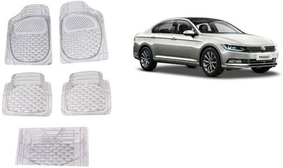 Autofetch Rubber Standard Mat For  Volkswagen Passat(White)
