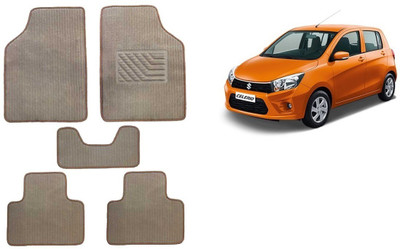 Autofetch Rubber Standard Mat For  Maruti Suzuki Celerio(Beige)