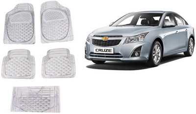 Autofetch Rubber Standard Mat For  Chevrolet Cruze(White)