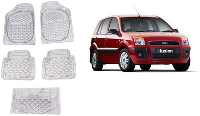 Autofetch Rubber Standard Mat For  Ford Fusion(White)