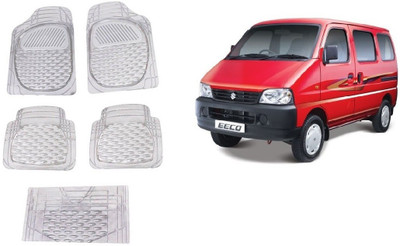 Autofetch Rubber Standard Mat For  Maruti Suzuki Eeco(White)