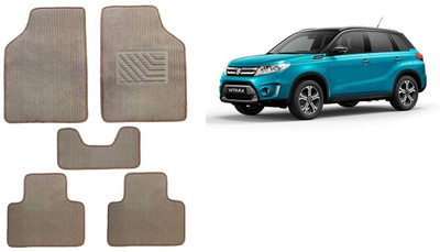 Autofetch Rubber Standard Mat For  Maruti Suzuki Vitara(Beige)