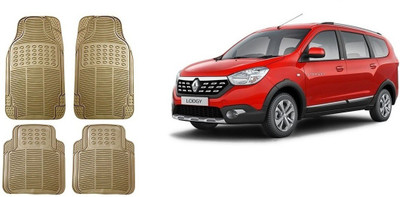 Autofetch Rubber Standard Mat For  Renault Lodgy(Beige)