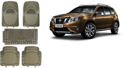 Autofetch Rubber Standard Mat For  Nissan Terrano(Grey)