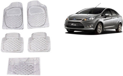 Autofetch Rubber Standard Mat For  Ford Fiesta(White)