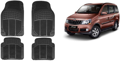 Autofetch Rubber Standard Mat For  Mahindra Xylo(Black)