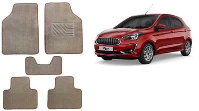 Autofetch Rubber Standard Mat For  Ford Figo(Beige)
