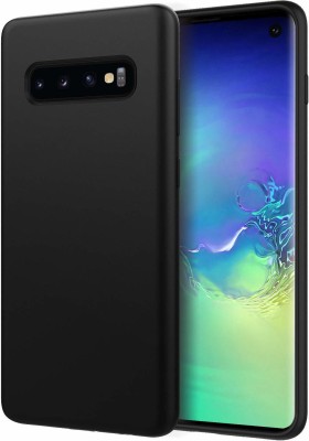 Spectacular ace Back Cover for Samsung Galaxy S10(Black, Dual Protection, Silicon, Pack of: 1)