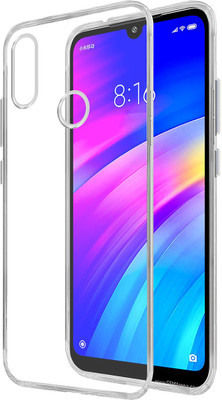 Casotec Back Cover for Mi Redmi 7(Transparent, Pack of: 1)