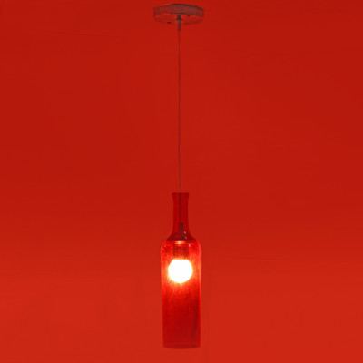 AFAST Trendy Degsiner Pandent Ceiling Lamp Light Of Colorful Glass-Bh08 Pendant Lamp Ceiling Lamp(Red)