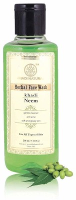 KHADI NATURAL Herbal Neem and Tulsi  210ml Face Wash(210 ml)