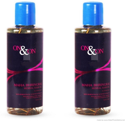 41% OFF on on and on Maha Bhringraj Herbal Hair Oil - Pack of 2(200 ml) on Flipkart 41% OFF on on and on Maha Bhringraj Herbal Hair Oil - Pack of 2(200 ml) on Flipkart