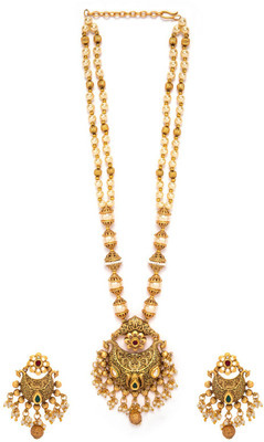 RUBANS Alloy Gold-plated Gold Jewellery Set(Pack of 1)