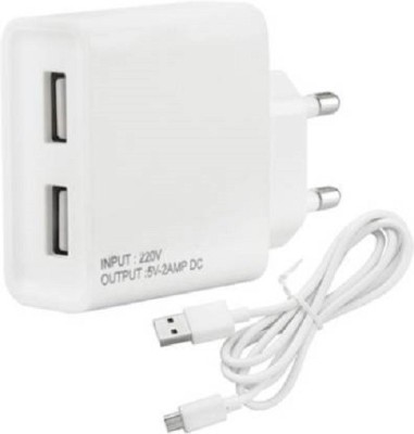 Sofix Wall Charger Accessory Combo for Samsung, Vivo, Mi(White)