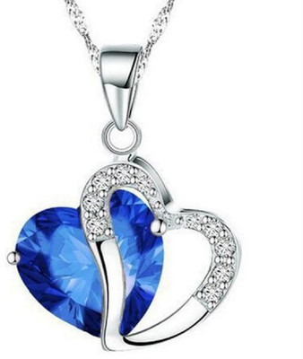 The Dance Bible Heart-Shaped Silver and Rhinestone Fashion Pendant for Women and Girls | Gifts and Accessories for Birthdays, Engagement, Anniversaries, Valentines Silver Crystal Alloy Pendant