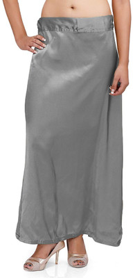 Guddan GD-1102-Grey Satin Blend Petticoat(Free)