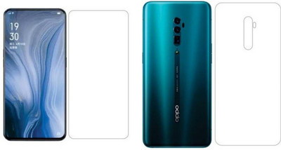 ELEF Front and Back Screen Guard for Oppo Reno(Pack of 1)
