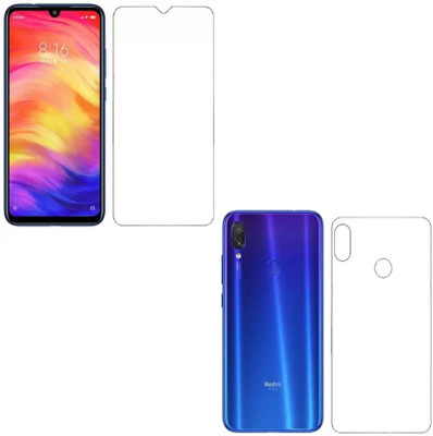ELEF Front and Back Tempered Glass for Redmi Note 7S(Pack of 2)