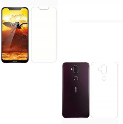 ELEF Front and Back Screen Guard for Nokia 8(Pack of 2)