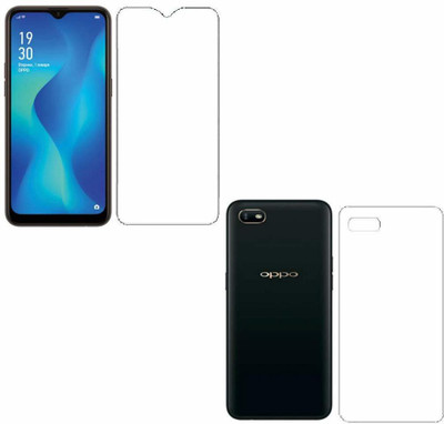 ELEF Front and Back Tempered Glass for Oppo A1K(Pack of 2)