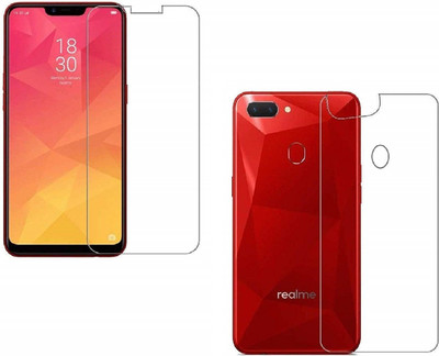 ELEF Front and Back Tempered Glass for Realme 2(Pack of 2)