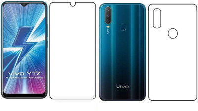 ELEF Front and Back Screen Guard for Vivo Y17(Pack of 1)