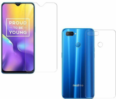 ELEF Front and Back Tempered Glass for Realme U1(Pack of 2)