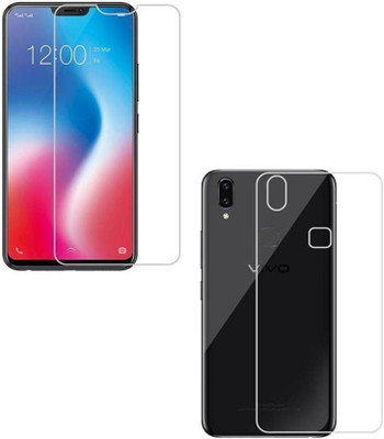 ELEF Front and Back Tempered Glass for Vivo V9(Pack of 2)