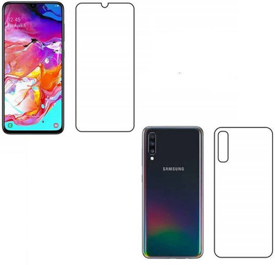 ELEF Front and Back Screen Guard for Samsung Galaxy A70(Pack of 1)