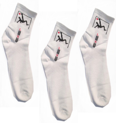 poksi Men Printed Mid-Calf/Crew(Pack of 3)