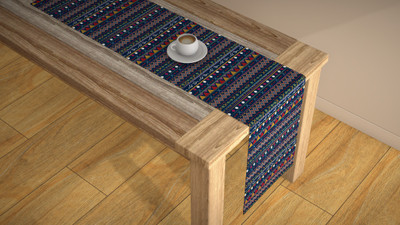 AEROHAVEN Multicolor 150 cm Table Runner(Cotton)