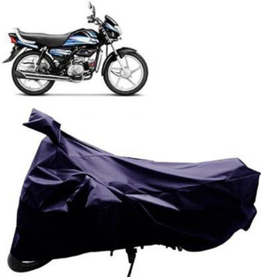 AutoRash Two Wheeler Cover for Hero(HF Deluxe, Blue)