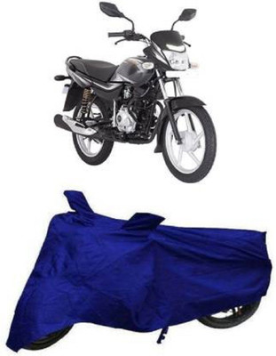 AutoRash Two Wheeler Cover for Bajaj(Platina 100 DTS-i, Blue)