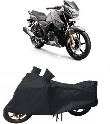 Shree ji traders Two Wheeler Cover for TVS(Apache RTR 180, Black)