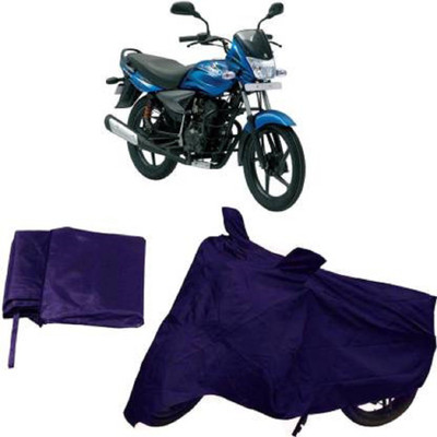 AutoRash Two Wheeler Cover for Bajaj(Blue)