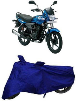 AutoRash Two Wheeler Cover for Bajaj(Platina, Blue)