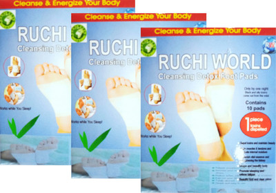 Ruchi World Body Cleansing Toxins Remover Detox Foot Patches(450 g)