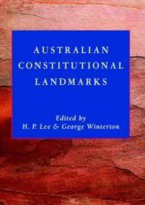 Australian Constitutional Landmarks(English, Hardcover, unknown)