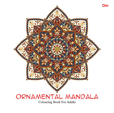 Adult Colouring Book : Ornamental Mandala(English, Paperback, Om Books Editorial Team)