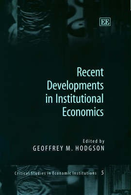 Recent Developments in Institutional Economics(English, Hardcover, unknown)