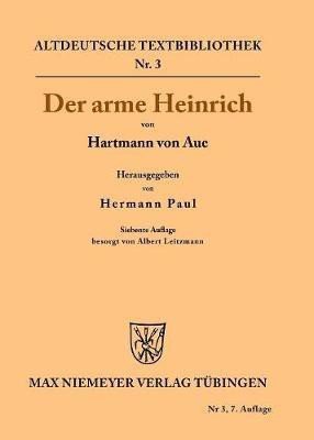 Der arme Heinrich(German, Paperback, Hartmann Von Aue)