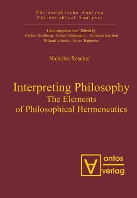 Interpreting Philosophy(English, Electronic book text, Rescher Nicholas)