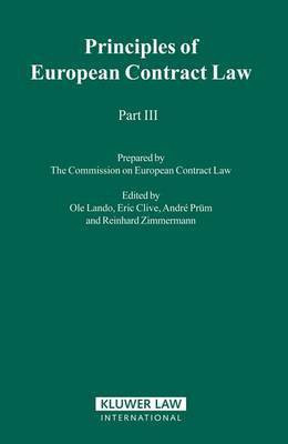 Principles of European Contract Law - Part III(English, Electronic book text, unknown)