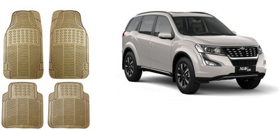 Autofetch Rubber Standard Mat For  Mahindra XUV(Beige)