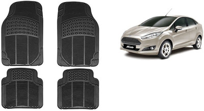 Autofetch Rubber Standard Mat For  Ford New Fiesta(Black)
