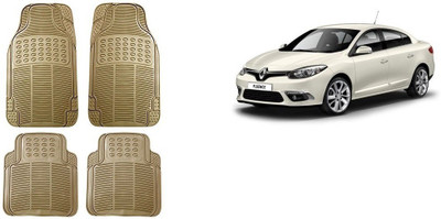 Autofetch Rubber Standard Mat For  Renault Fluence(Beige)