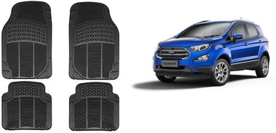 Autofetch Rubber Standard Mat For  Ford Ecosport(Black)