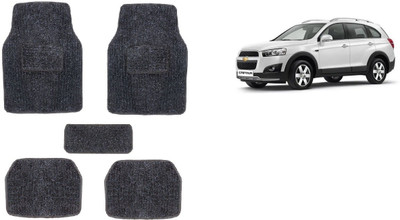 Autofetch Rubber Standard Mat For  Chevrolet Captiva(Black)