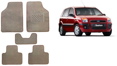 Autofetch Rubber Standard Mat For  Ford Fusion(Beige)